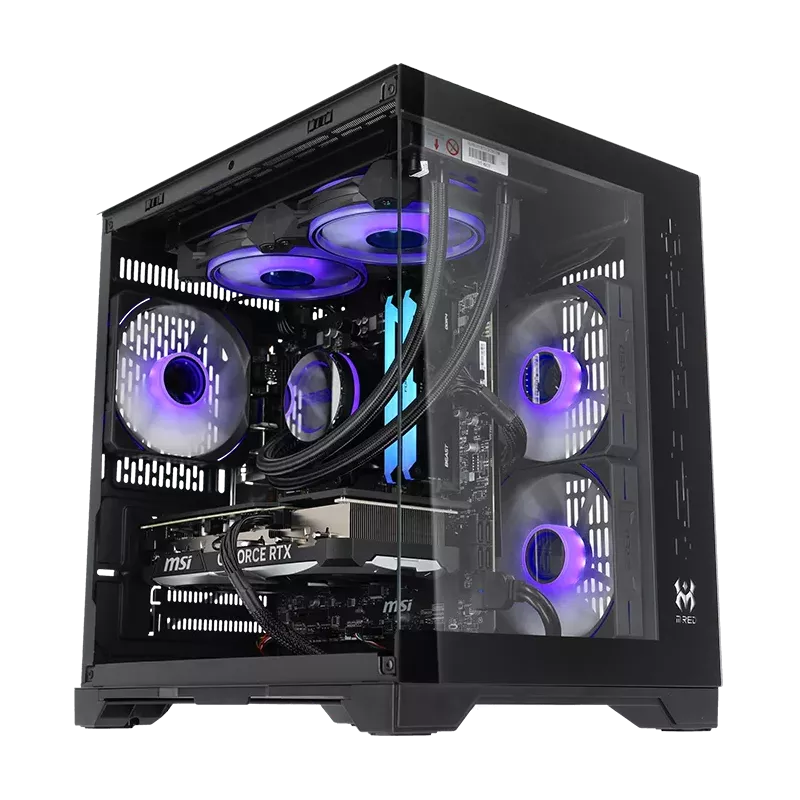 Ryzen7 5700x3D RTX 4070 デスクトップPC PCBuilder COMMANDER Gaming Desktop PC - AMD Ryzen 7 5700X3D 2TB