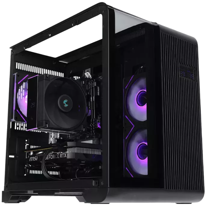 PC Gamer EZ-Flow : RTX 4060, Ryzen 5 5600, 16 Go DDR4 - Gaming 1080p