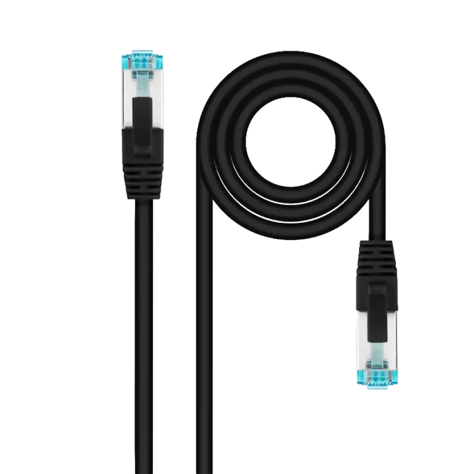 Câble réseau RJ45 - Cat.7 - 2 mètres - Noir