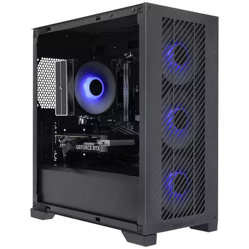 PC Gamer + Écran 24'' - RTX 4060, Ryzen 5 5600G, 16Go RAM, 2To - Occasion