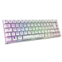 Clavier gamer The G-Lab - Keyz Titanium Wireless (Blanc)