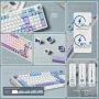 The G-Lab Keyz Elite 400 Wireless Gaming Keyboard (White/Blue)