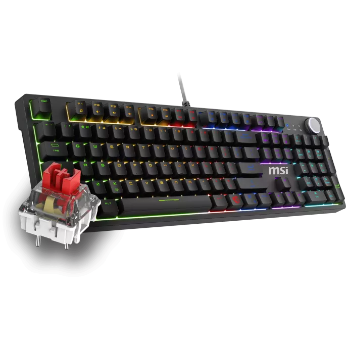 Clavier gaming MSI FORGE GK310 RED FR | Keyboard RGB