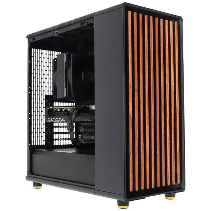 EZ Wood - RX 9070, Ryzen 5 7600x, 16 Go DDR5