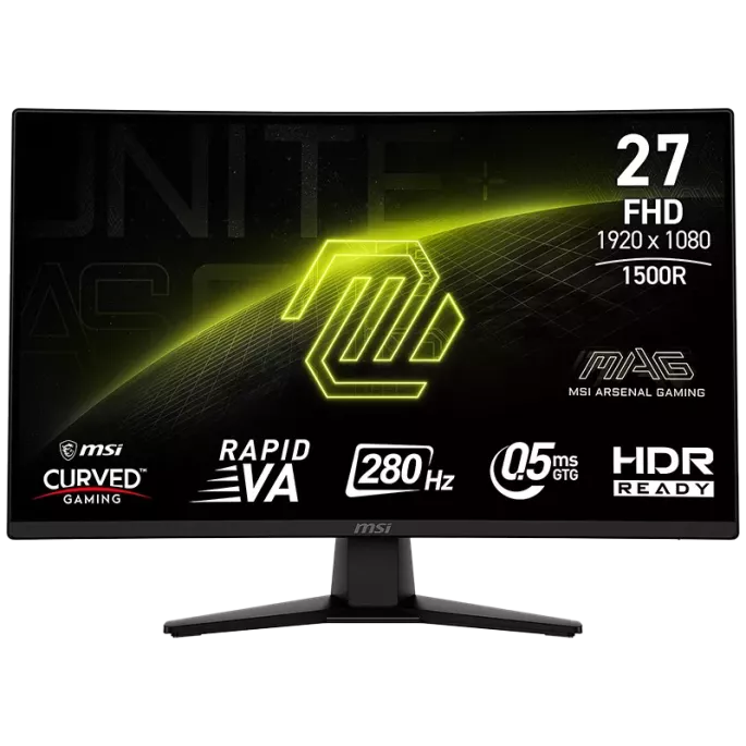 MSI MAG274CXF - Incurvé - 27" - 280Hz - 0.5 ms