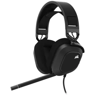 Corsair Casque HS80 RGB USB Carbone