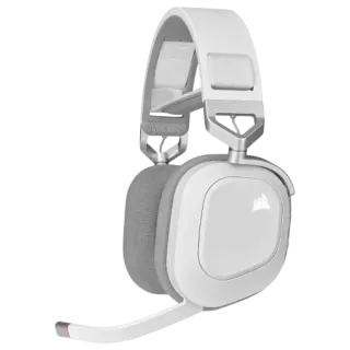 Corsair casque HS80 RGB WIRELESS Blanc