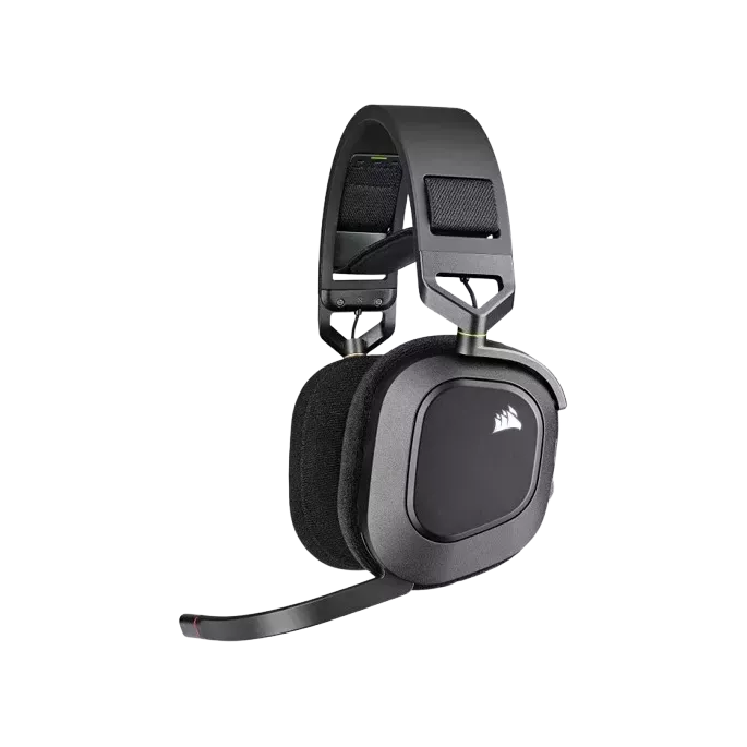 Casque Gaming Corsair HS80 RGB WIRELESS – Carbone