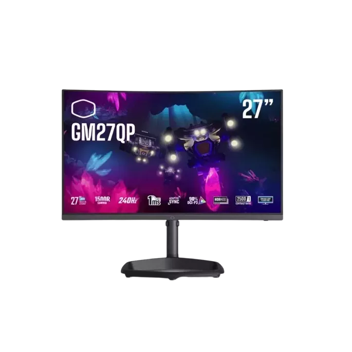 Gaming Monitor Cooler Master – 27″ WQHD 240 Hz 1500R VA Curved | EZ Store