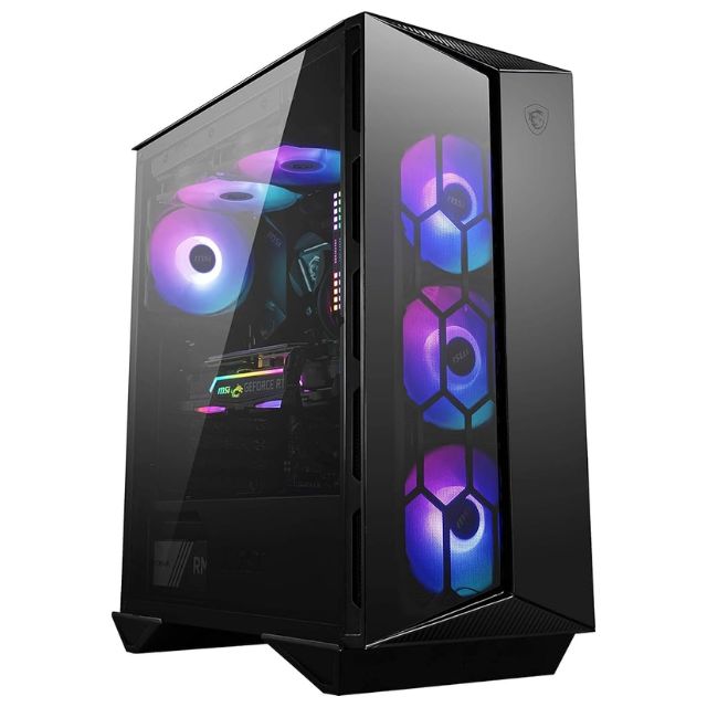 Boîtier MSI MPG GUNGNIR 110R à l’esthétique moderne pour PC gaming