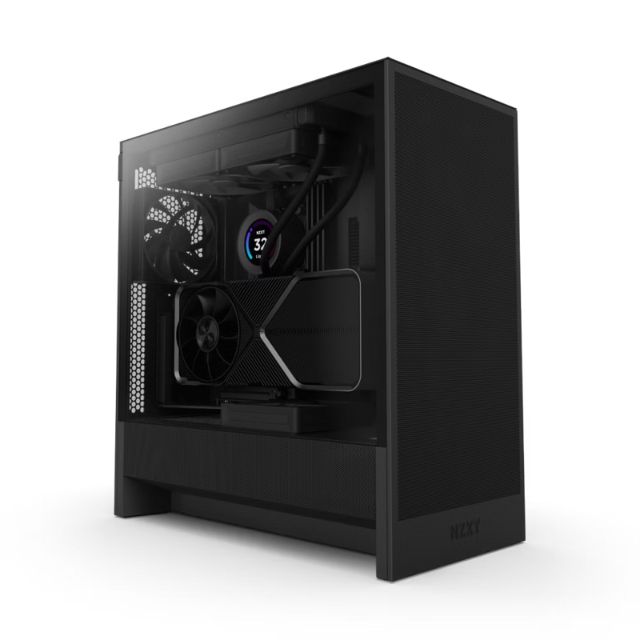 Boîtier NZXT H5 Flow Black adapté aux besoins de refroidissement d’un PC gamer