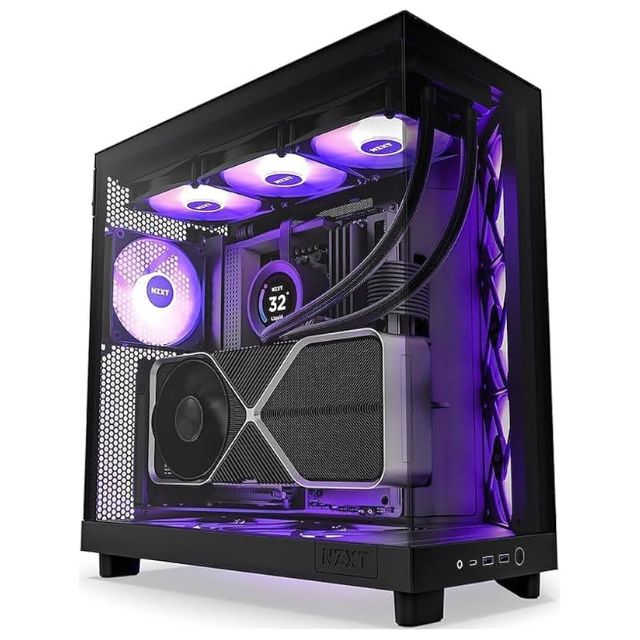 Boîtier NZXT H6 Flow Black favorisant une excellente circulation d’air pour config gaming