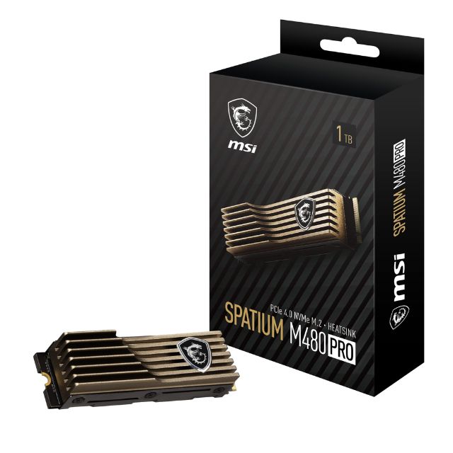 SSD M.2 MSI SPATIUM M480 Pro PCIe accélérant les chargements en gaming